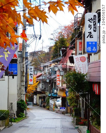 長野県山ノ内町 渋温泉の風景 104056557
