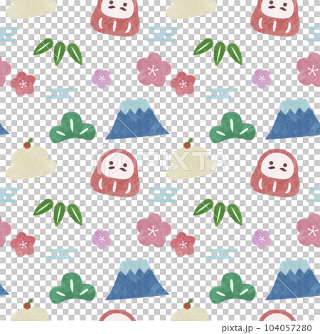 New Year's seamless pattern New Year's seamless pattern 104057280