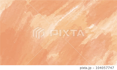 Abstract orange watercolor background.Hand painted watercolor. vector 104057747