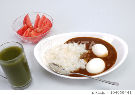青汁とたまごカレーライス（1） 104059441
