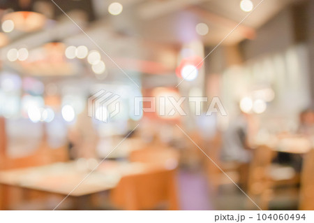 cafe restaurant interior blur for background 104060494