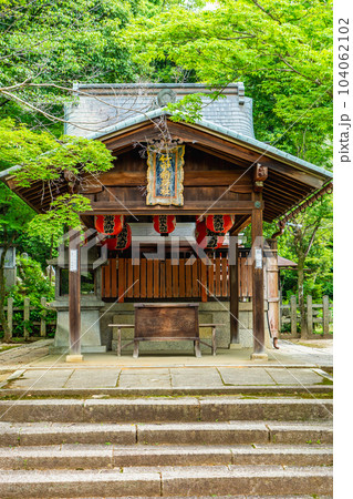 京都市左京区の竹中稲荷神社 中殿と本殿 京都市左京区の竹中稲荷神社 中殿と本殿 104062102