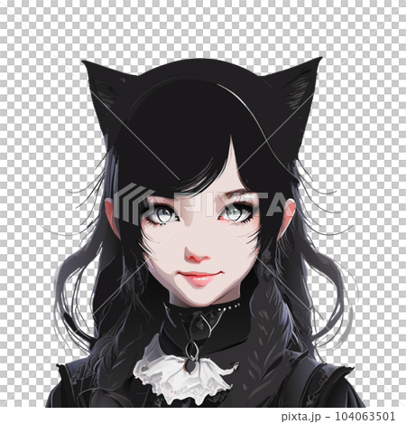 Black Gothic Girl: AI Generated Black Gothic Girl: AI Generated 104063501