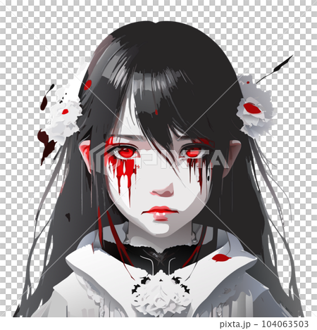 白ゴシック女子：AI生成 104063503