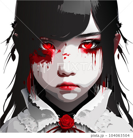 白ゴシック女子:AI生成 白ゴシック女子:AI生成 104063504