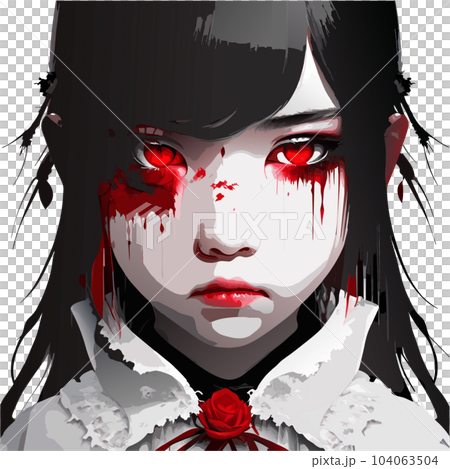 White Gothic Girl: AI Generated White Gothic Girl: AI Generated 104063504