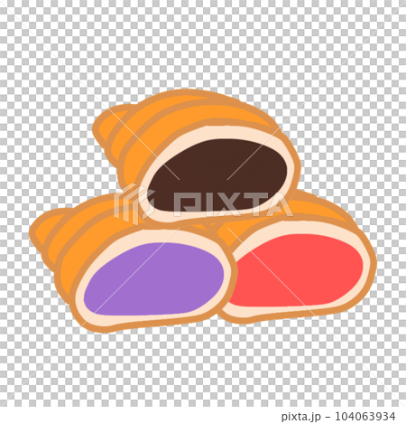 mini croissants 104063934