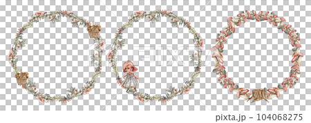 Fall wreath, for cards, backgrounds. Watercolor illustration for scrapbooking. Cartoon hand drawn background with flower for kids design. Perfect for wedding invitation. Fall wreath, for cards, backgrounds. Watercolor illustration for scrapbooking. Cartoon hand drawn background with flower for kids design. Perfect for wedding invitation. 104068275