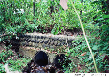 定山渓鉄道　一ノ沢－錦橋　暗渠 104068361