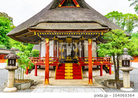 京都市左京区の斎場所大元宮　本殿（八角形の神社） 104068364