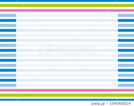 ボーダー　ホワイトスペース　白背景 104068814