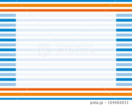ボーダー　ホワイトスペース　白背景 104068831
