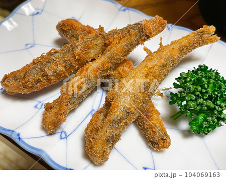 西伊豆の民宿で食べるトロボッチのフライ 104069163