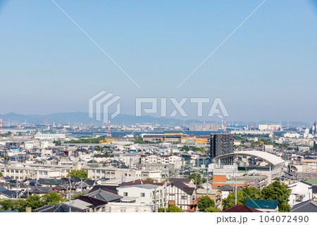 半田・任坊山公園から見た半田市・武豊町・碧南市の眺め 半田・任坊山公園から見た半田市・武豊町・碧南市の眺め 104072490
