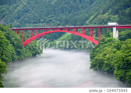 幻想的な神通峡 104073895