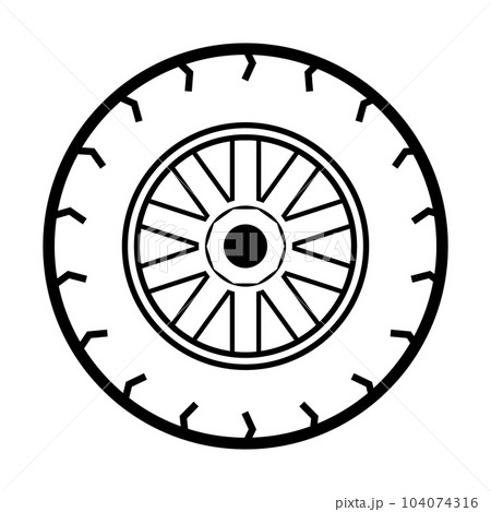 wheel icon 104074316