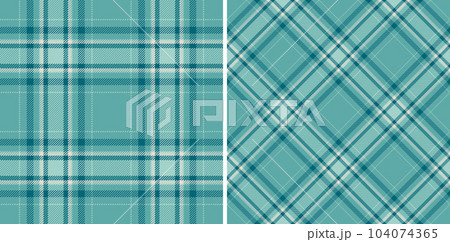 Textile tartan pattern of background check fabric with a vector seamless texture plaid. 104074365