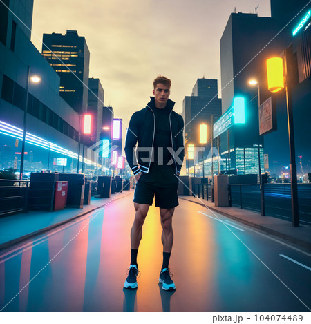 Discover the allure of a fashion-forward athlete. Perfect for fitness publications and projects infused with urban energy and style. Discover the allure of a fashion-forward athlete. Perfect for fitness publications and projects infused with urban energy and style. 104074489