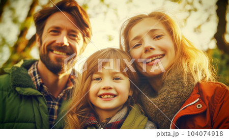 A portrait of a father with his daughters, happy family, parent time, banner, insurance concept A portrait of a father with his daughters, happy family, parent time, banner, insurance concept 104074918