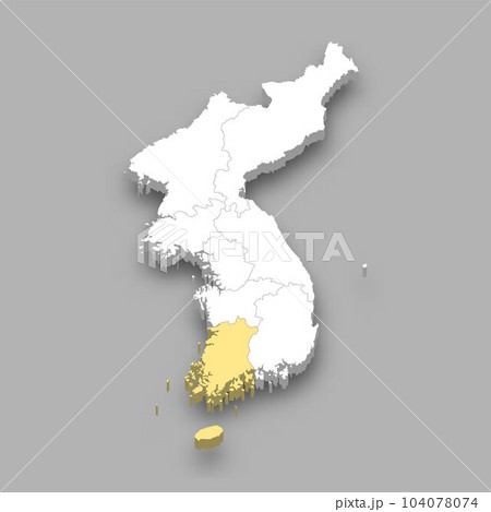 Honam historical region location within Korea map Honam historical region location within Korea map 104078074