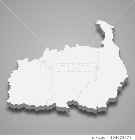 3d isometric map of Polva county is a region of Estonia 3d isometric map of Polva county is a region of Estonia 104078578