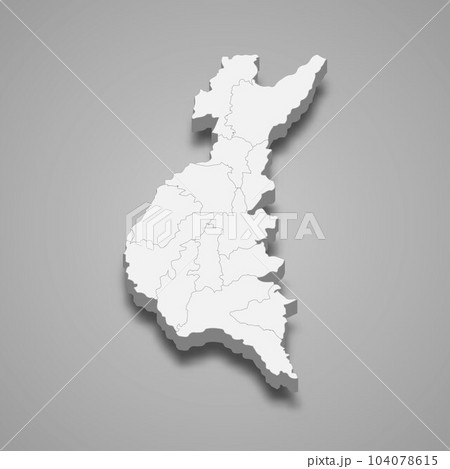 3d isometric map of Los Rios is a province of Ecuador 3d isometric map of Los Rios is a province of Ecuador 104078615