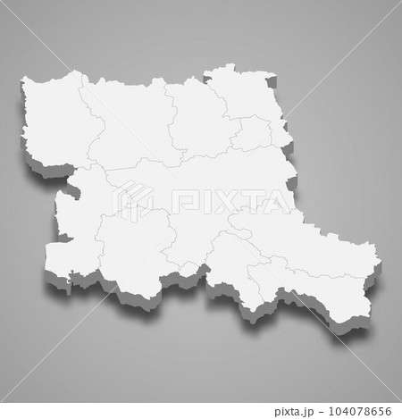 3d isometric map of Stara Zagora is a province of Bulgaria 104078656