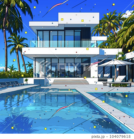 シティポップのイラスト「AI生成画像」 104079618