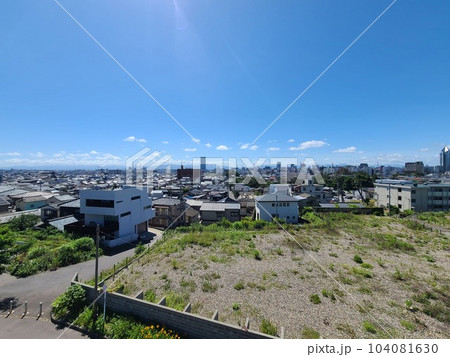 新潟市　日和山展望台からの景色 104081630