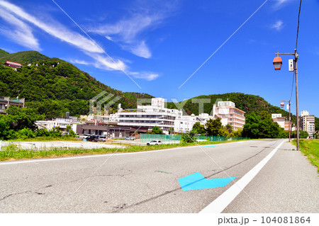 万葉橋／千曲川付近より戸倉上山田温泉方面を望む(長野県千曲市)【2023.6】 104081864
