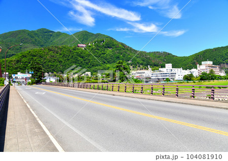 万葉橋／千曲川より戸倉上山田温泉方面を望む(長野県千曲市)【2023.6】 104081910