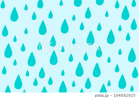 手書きの雨 背景素材 104082925