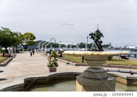 横須賀市　ヴェルニー公園からの景色 104084045
