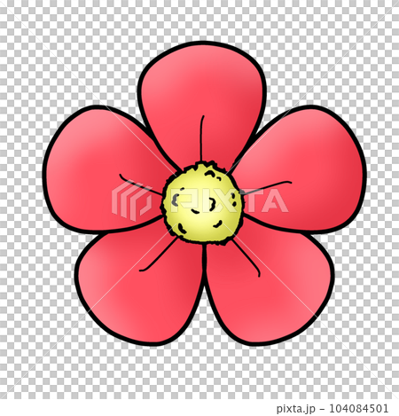 可愛的花圖標 可愛的花圖標 104084501