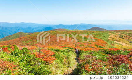 秋の栗駒山登山（産沼コース） 104084524