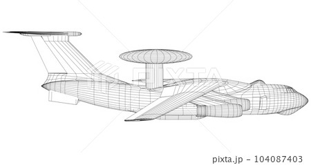 AWACS, Airborne Warning and Control System Aircraft AWACS, Airborne Warning and Control System Aircraft 104087403
