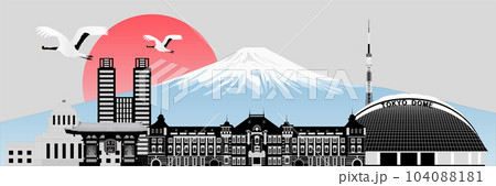 富士山 日本 東京、世界遺産 風景 富士山 日本 東京、世界遺産 風景 104088181