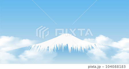 富士山　日本　世界遺産　風景 104088183