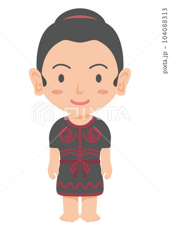 縄文時代の女性　縄文人 104088313