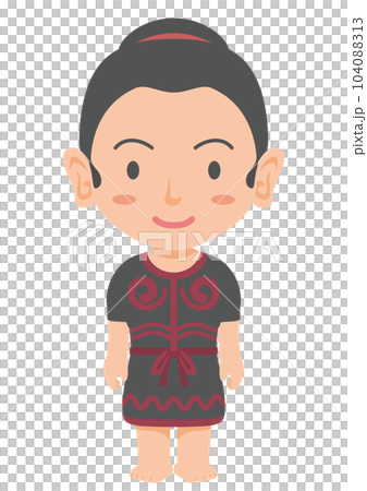 縄文時代の女性　縄文人 104088313