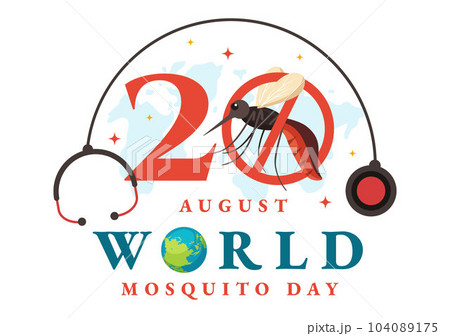 World Mosquito Day Vector Illustration on 20 August with Midge Can Cause Dengue Fever and Malaria in Flat Cartoon Hand Drawn Background Templates World Mosquito Day Vector Illustration on 20 August with Midge Can Cause Dengue Fever and Malaria in Flat Cartoon Hand Drawn Background Templates 104089175