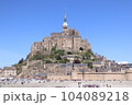 快晴のモン・サン・ミッシェル 104089218