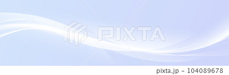 Abstract soft white and blue dynamic wavy background. Futuristic hi-technology concept. Vector illustration 104089678
