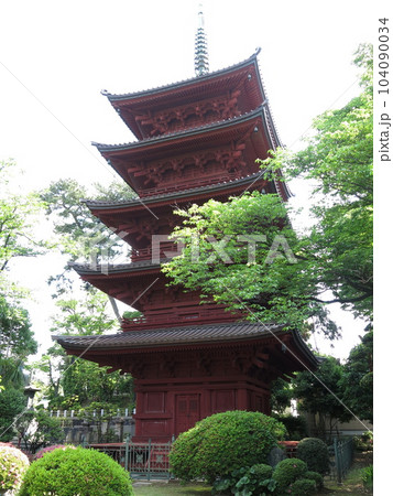 中山法華経寺の五重塔 104090034
