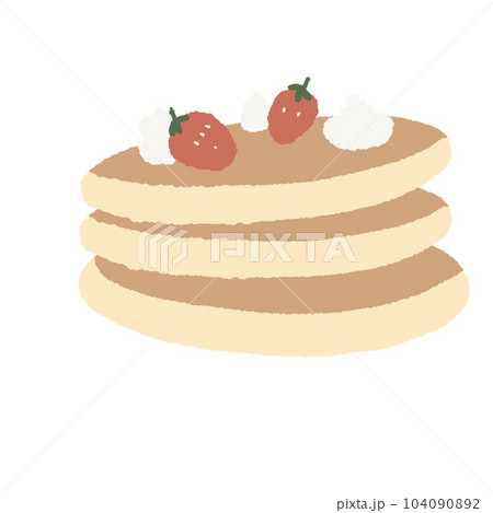 pancake strawberry pancake strawberry 104090892