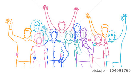 People greeting gesture People greeting gesture 104091769