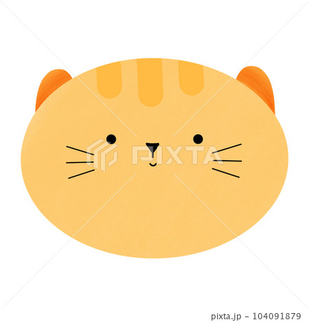 Smiling cute cat face, smile emoji, animal cartoon Smiling cute cat face, smile emoji, animal cartoon 104091879