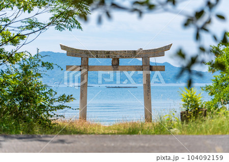 香川県三豊市粟島の風景 104092159