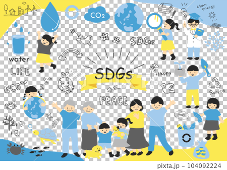 SDGs　持続可能な社会　素材集 104092224