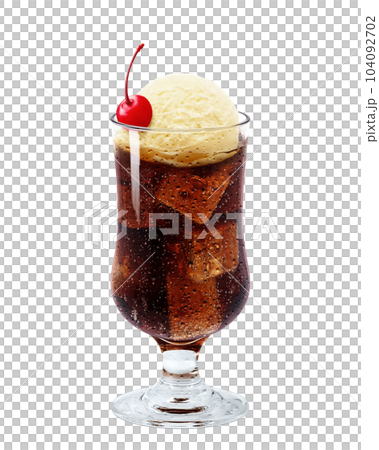 Cola float illustration real 104092702